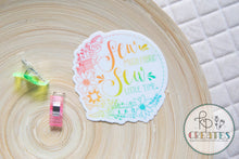 Load image into Gallery viewer, Sew Much Fabric Sew Little Time Vinyl Sticker
