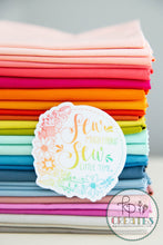 Load image into Gallery viewer, Sew Much Fabric Sew Little Time Vinyl Sticker