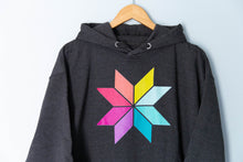 Load image into Gallery viewer, Rainbow Sawtooth Star Hoodie