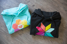 Load image into Gallery viewer, Rainbow Hexie Love Hoodie