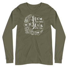Load image into Gallery viewer, Sew Much Fabric Sew Little Time Long Sleeve Tee