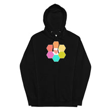 Load image into Gallery viewer, Rainbow Hexie Love Hoodie
