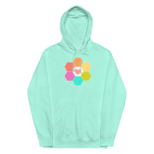 Load image into Gallery viewer, Rainbow Hexie Love Hoodie