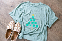 Load image into Gallery viewer, Sawtooth Star Christmas Tree T-Shirt
