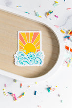Load image into Gallery viewer, Sunshine and Waves Vinyl Sticker
