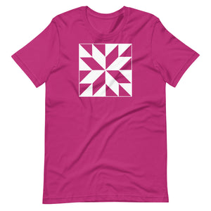 Floral Star Quilt Block T-Shirt
