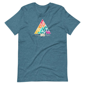 Triangle Quilted Tree T-Shirt