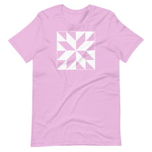 Load image into Gallery viewer, Floral Star Quilt Block T-Shirt
