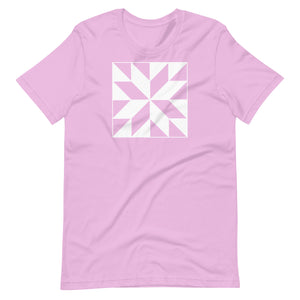 Floral Star Quilt Block T-Shirt