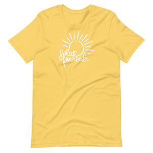 Sunshine Vibes: Solar Powered T Shirt