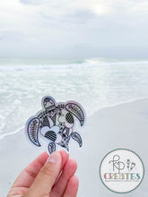 Load image into Gallery viewer, Holographic Turtle Vinyl Sticker
