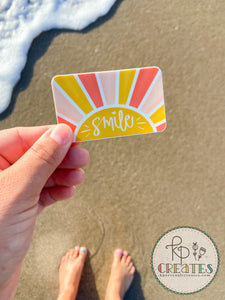 Sunshine Smile Vinyl Sticker