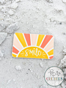 Sunshine Smile Vinyl Sticker