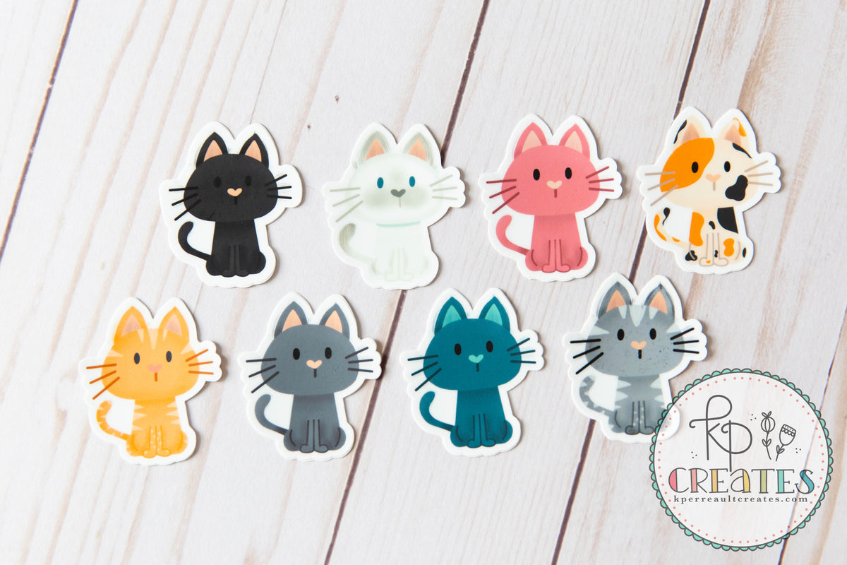 Cat Point Sticker Pointed Cat Vinyl Sticker – KPerreaultCreates