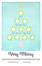 Load image into Gallery viewer, Very Merry PAPER Quilt Pattern
