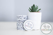 Load image into Gallery viewer, Black and White Floral Washi Tape
