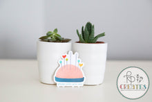 Load image into Gallery viewer, Pin Cushion Vinyl Sticker
