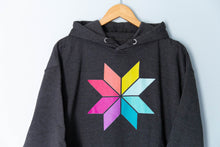 Load image into Gallery viewer, Rainbow Sawtooth Star Hoodie
