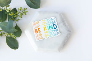 Be Kind Vinyl Sticker