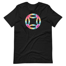 Load image into Gallery viewer, Rainbow Double Wedding Ring T-Shirt
