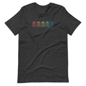 Outlined Rainbow Spools T-Shirt